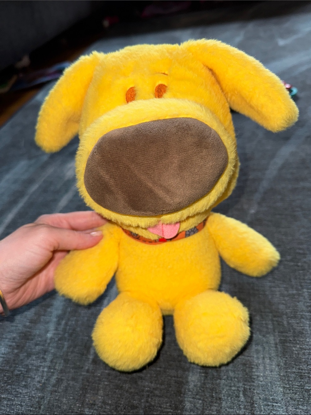Dug Disney Pixar Plush Yellow Toy – Soft Squeaky Plush
